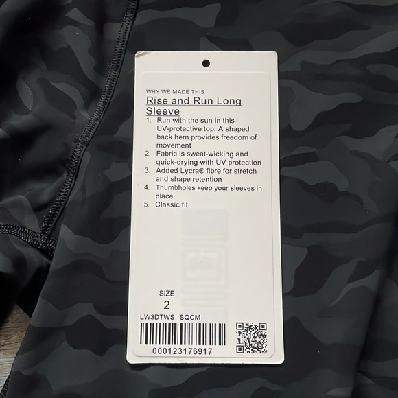 lululemon rise and run long sleeve - Picture 5 of 5